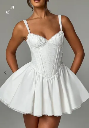 Babyboo White mini dress thumbnail 1