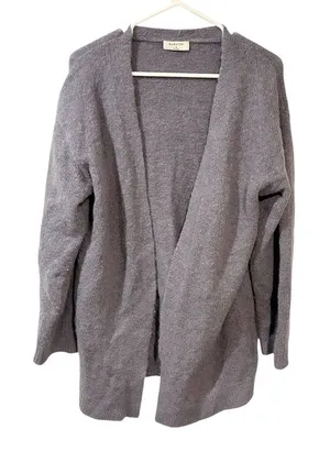 Babaton Light Purple Mohair Alpaca‎ Blend Open Front Sweater Cardigan Medium thumbnail 1