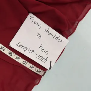 Alex Evenings Size-8 Red Chiffon‎ One Shoulder Empire Waist Evening Gown thumbnail 6