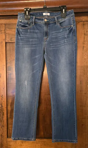 O Kensie Straight Leg Jeans in Medium Blue Size 8/29 thumbnail 1