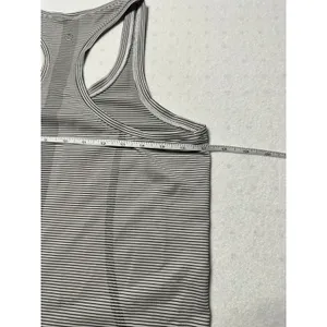 Lululemon Swiftly Tech Racerback Tank Top 10 Gray Stripe “Crush the Distance” thumbnail 5