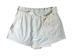Calia by Carrie White Paperbag Waist Skort Large Wrap Front Active Shorts Golf Tennis Prep thumbnail 1