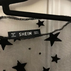 Sheer black star SHEIN top thumbnail 2