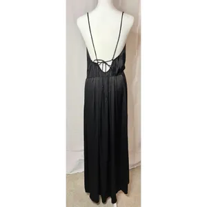 NWT & Other Stories Strappy Tassel Tie Maxi Dress Black sz. 2 thumbnail 5
