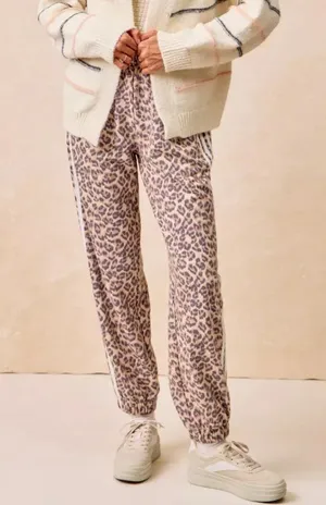 BiBi Side Lines Leopard Track Pants‎ Size XL thumbnail 1