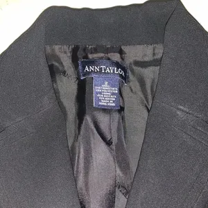 Ann Taylor size 2 blazer extra small black business casual professional equestri thumbnail 2