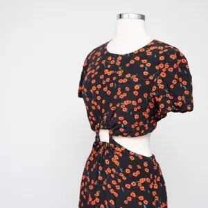 STAUD | Calypso Poppy Cut-Out‎ Dress thumbnail 12