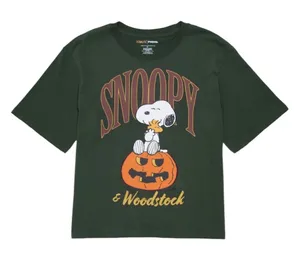 RSQ x Peanuts Snoopy & Woodstock Together Boxy Tee - medium thumbnail 1