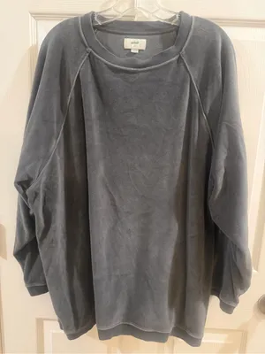 Aerie Velour Crewneck Sweatshirt thumbnail 1