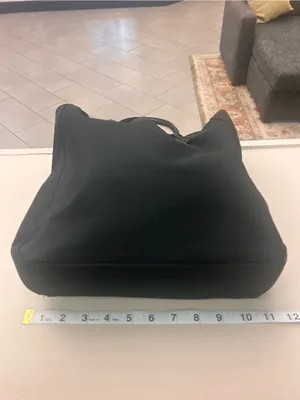 Kenneth Cole Black Tote with Silver Eyelet Handles thumbnail 3