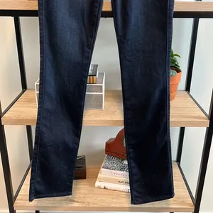 7 For All Mankind Kimmie Straight Leg Dark Wash Jeans, 24 thumbnail 4