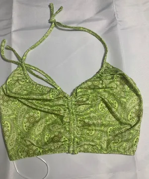 Lime Crop top.  Size 2 thumbnail 3