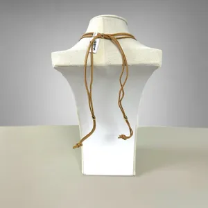 Free People Heatwaves Choker in Top Shell NWT Shells Leather Suede Bohemian thumbnail 8