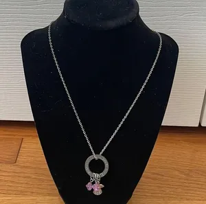 Silver Grandma Pendant Necklace thumbnail 1