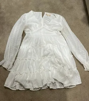 Altar'd State Dress White Mini Large thumbnail 1