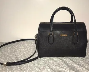Kate Spade black Leather Shoulder Bag thumbnail 1