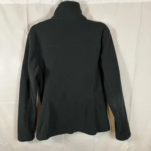 Columbia Women’s Full Zip Fleece Jacket Coat Dark Green (Nearly Black) XS thumbnail 3