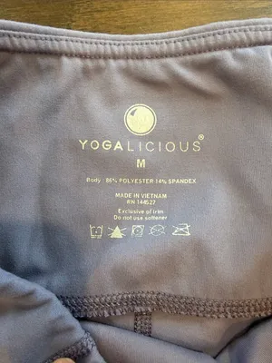 Yogalicious Light Purple Leggings Size Medium - C3-211 thumbnail 3