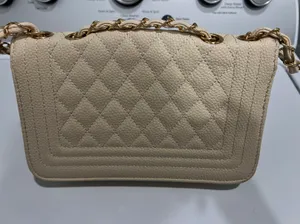 Cream Quilted Bag thumbnail 3