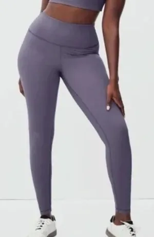 Everlane The Perform Renew High Rise Purple Gray Athleisure Ankle‎ Leggings thumbnail 1