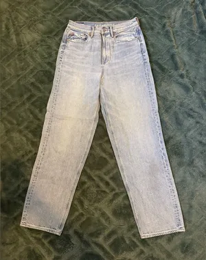 American Eagle blue baggy jeans thumbnail 1