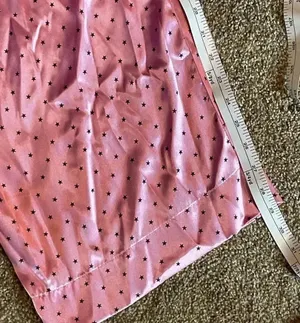 Victorias Secret Pink PJ set. Long sleeve, long pants. Pink with black stars 2x thumbnail 8