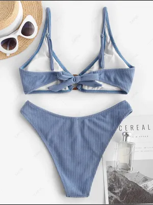 Zaful Blue Bikini Set thumbnail 2