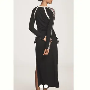 Anthropologie Daily Practice Long-Sleeve Ruched Midi Dress thumbnail 3