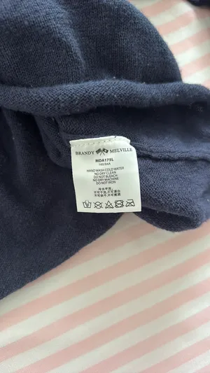 Brandy Melville Navy Sweater thumbnail 4
