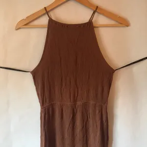 Forever 21 High Neck Chestnut Crepe Maxi Dress thumbnail 1
