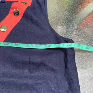 Tommy Hilfiger Women’s Slitted Short Shift Dress Petites 2P Blue thumbnail 8