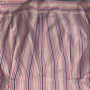 Calvin Klein Women's Pink Multi Color Long Sleeve Button Down Dress Size 10 thumbnail 4