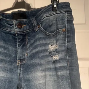 Buckle Light Blue Distressed Skinny Jeans thumbnail 3