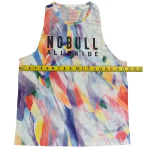 NOBULL Muscle Tank Women Large Rainbow All Pride Graphic Sleeveless Gym Top thumbnail 6