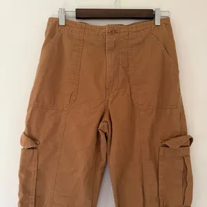 Abercrombie & Fitch 100% Cotton Cargo Pants Size 29/8 Short Casual Relaxed Fit‎ thumbnail 3