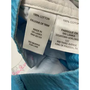 Lilly Pulitzer Callahan Shorts Size 2 Searulean Blue Seersucker Cotton 5" thumbnail 8