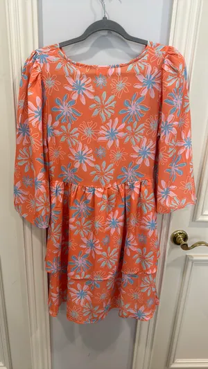 Pink Lily Dress Floral Mini thumbnail 3