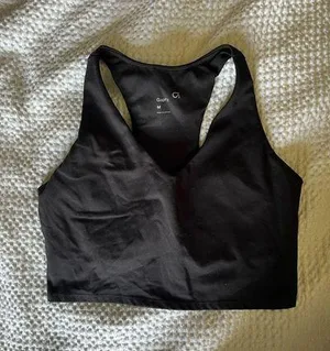 Workout Tank Gap Top Black thumbnail 1