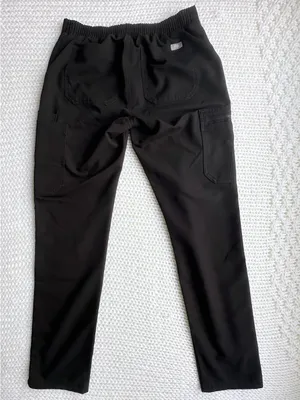 FIGS Yola High-Rise Slim Scrub Pant - Black - XS thumbnail 10