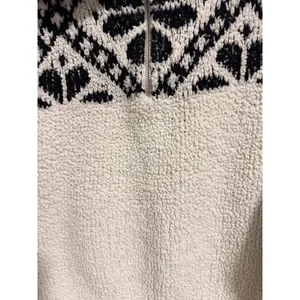 Pilcro Maia Cropped Quarter-Zip‎ Pullover Sweater Women's Size Small thumbnail 10