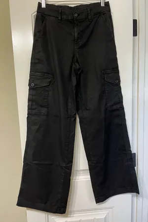 American Eagle Black Cargo Pants thumbnail 1