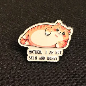 Manipulative Kitty enamel pin/magnet | Don’t listen to him (if possible) thumbnail 1