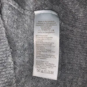 J. Crew gray fuzzy merino wool blend sweater womens size M thumbnail 3