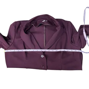 Coldwater Creek Burgundy Blazer Jacket Womens 16 Corpcore Business Office Career thumbnail 8