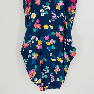 Vera Bradley Sea Tea Amanda Cutout One Piece Swimsuit Large Blue Floral Swimsuit thumbnail 8