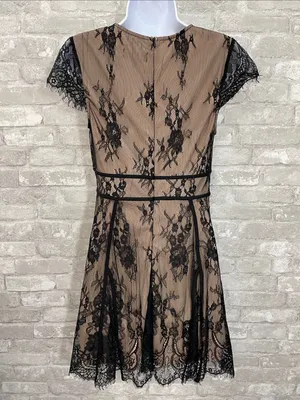 Lulus Liano Black Lace Skater Dress thumbnail 3