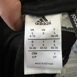 Adidas Unisex Track Pants S Black White Stripes Climacool Tapered Fit thumbnail 9