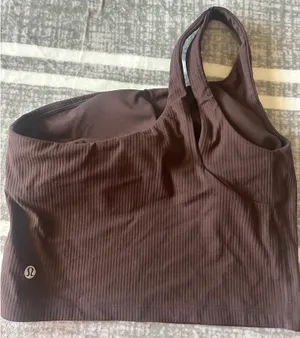 Ribbed Nulu Asymmetrical Lululemon Yoga Tank thumbnail 2