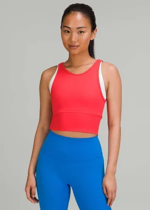 Lululemon Power Pivot Tank Carnation Red thumbnail 2