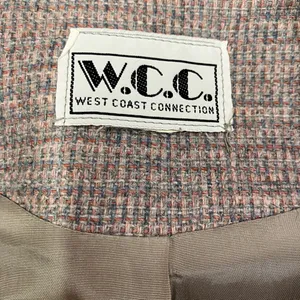 West Coast Connection Vintage Wool Blend Tweed Two Button Blazer Pockets‎ 6 thumbnail 9